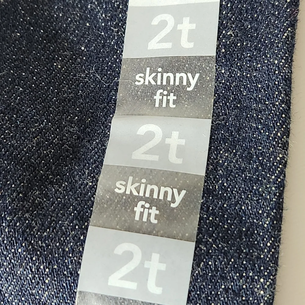 Carter's NWT Blue Skinny Fit Adjustable Waist Jeans Size 2T